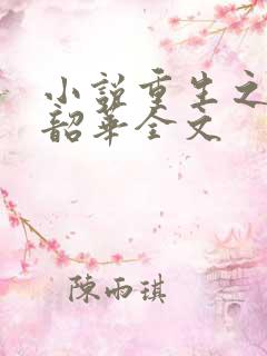 小说重生之不负韶华全文