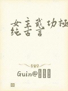 女主武功极高的纯古言