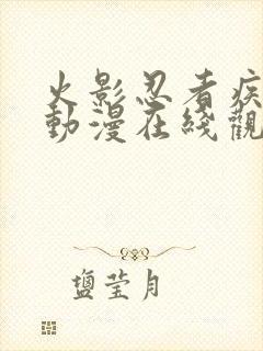 火影忍者疾风传动漫在线观看