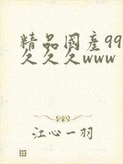 精品国产99久久久久www