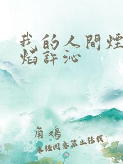 我的人间烟火宋焰许沁