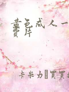 黄色成人一级免费片