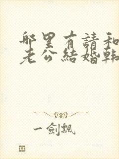 哪里有请和我的老公结婚韩剧中文版