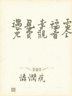 遇见幸福电视剧免费观看全集高清