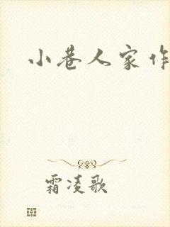 小巷人家作者
