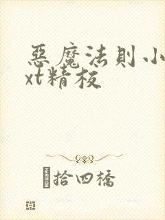 恶魔法则小说txt精校