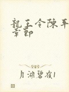 龙王令陈平全部章节