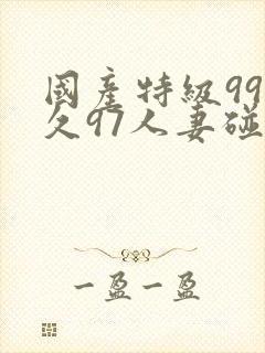 国产特级99久久97人妻碰碰