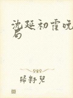 沈延初霍晚棠结局