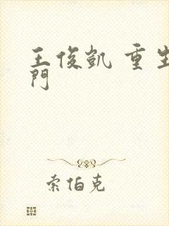 王俊凯 重生之门