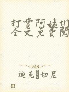 打赏阿姨们小说全文免费阅读