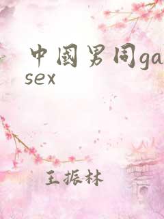 中国男同gaysex