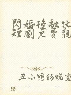 闪婚后融化对方短剧免费观看