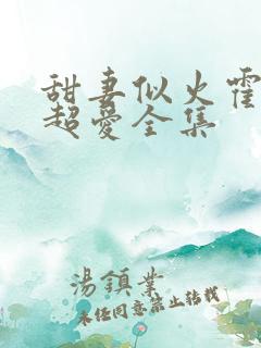 甜妻似火霍爷他超爱全集