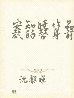 安知晓作品:总裁的替身前妻小说