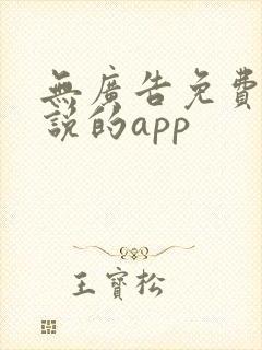 无广告免费看小说的app