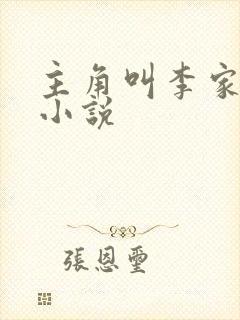 主角叫李家豪的小说