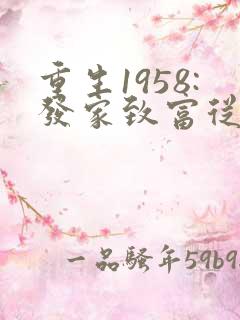 重生1958:发家致富从南锣鼓巷开始大结局