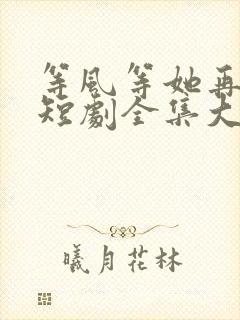 等风等她再回头短剧全集大结局