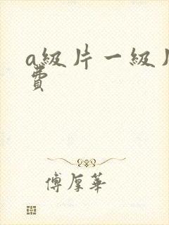 a级片一级片免费