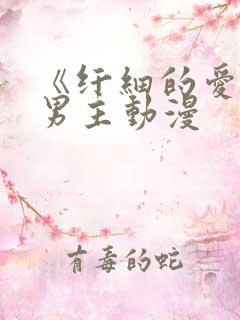 《纤细的爱》双男主动漫