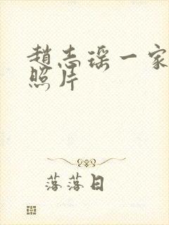 赵志瑶一家三口照片