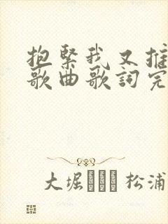 抱紧我又推开我歌曲歌词完整版