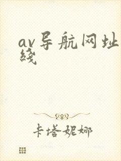 av导航网址在线