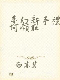 梦幻新手礼包如何领取