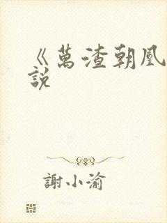 《万渣朝凰》小说