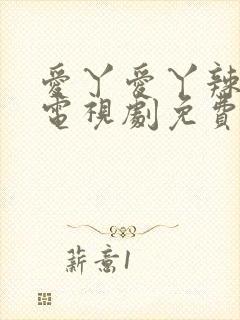 爱丫爱丫辣妹子电视剧免费观看