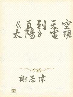 《直到天空迎来太阳》电视剧