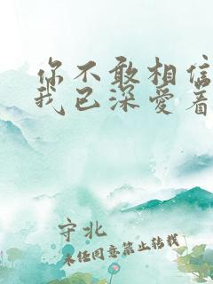 你不敢相信吗 我已深爱着你