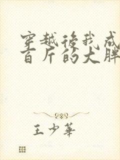 穿越后我成了两百斤的大胖子小说