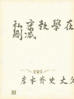 私密教学在线无删减