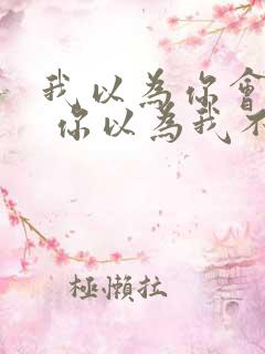 我以为你会挽留 你以为我不会走