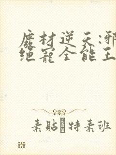 废材逆天:邪王绝宠全能王妃