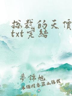 总裁的天价前妻txt完结