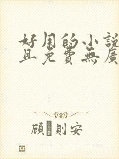 好用的小说软件且免费无广告