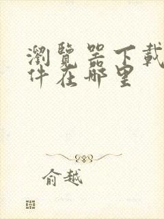 浏览器下载的文件在哪里