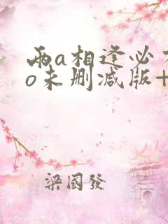 两a相逢必有一o未删减版+番