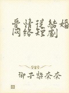 爱情从结婚开始网络短剧