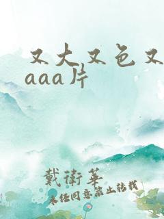 又大又色又爽aaaa片