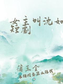 女主叫沈如意的短剧