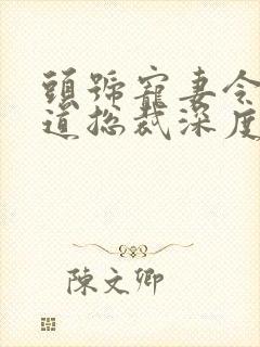 头号宠妻令:霸道总裁深度爱