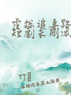 霍总追妻路漫漫短剧未删减