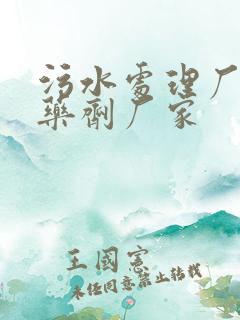 污水处理厂用的药剂厂家