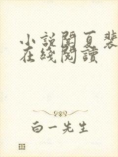 小说闻夏裴叙白在线阅读