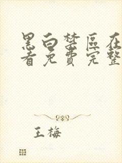 黑白禁区在线观看免费完整版