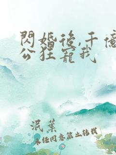 闪婚后,千亿老公狂宠我